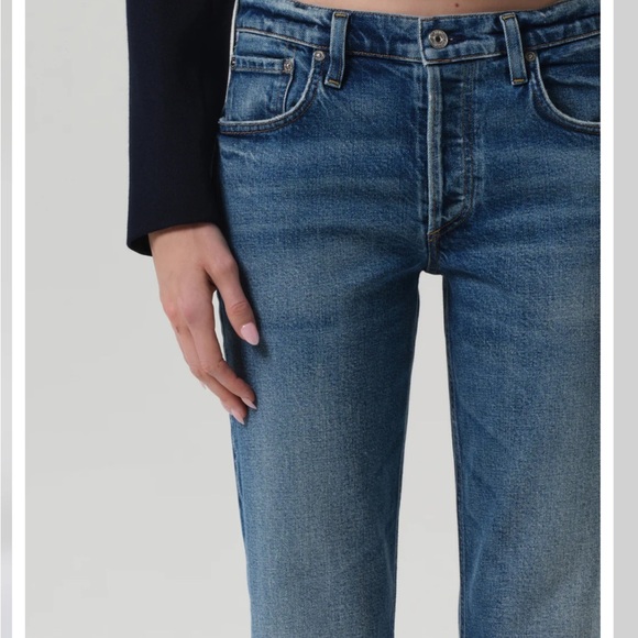 Citizens Of Humanity Anissa Blue Straight Leg Jeans - Picture 6 of 11